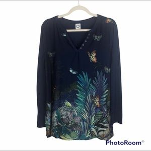 ANTHROPOLOGY Akemi+Kim Butterfly Nature Bouse sz Small